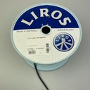 Liros Braided Dyneema Line D-pro 5.2mm waxed deep black 2200daN