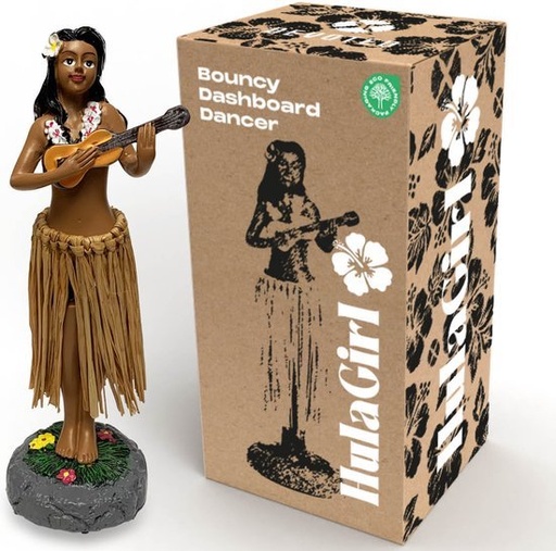 [DEV011] Devoted Hawaiian Hula Dashboard Girl